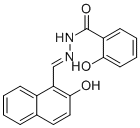 结构式 CAS# 1099592-35-4, 萘水杨酰基腙