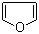 结构式 CAS# 110-00-9, 呋喃