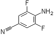 结构式 CAS# 110301-23-0, 4-氨基-3,5-二氟苯甲腈
