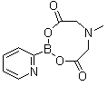结构式 CAS# 1104637-58-2, 2-吡啶基硼酸 甲基亚氨基二乙酸酯