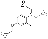 N-[2-Methyl-4-(oxiranylmethoxy)phenyl]-N-(oxiranylmethyl)-2-oxiranemethanamine molecular structure (CAS 110656-67-2)