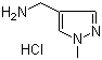 structure of CAS# 1107601-70-6, 1-Methyl-1H-pyrazole-4-methanamine hydrochloride