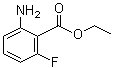 structure of CAS# 1108668-11-6, 2-Amino-6-fluorobenzoic acid ethyl ester