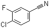结构式 CAS# 110888-15-8, 4-氯-3-氟苯腈