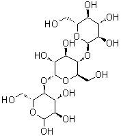 structure of CAS# 1109-28-0, D-Maltotriose;NSC 170180; Triomaltose; O-alpha-D-Glucopyranosyl-(1→4)-O-alpha-D-glucopyranosyl-(1→4)-D-glucose