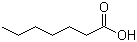 Heptanoic acid molecular structure (CAS 111-14-8)