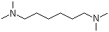 structure of CAS# 111-18-2, N,N,N',N'-Tetramethyl-1,6-hexanediamine;Tetramethylhexamethylene diamine