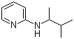 结构式 CAS# 111098-37-4, N-(1,2-二甲基丙基)-2-氨基吡啶