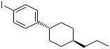 structure of CAS# 111158-11-3, 4-(4-trans-Propylcyclohexyl)iodobenzene;1-(trans-4-Propylcyclohexyl)-4-iodobenzene; 4-(trans-4-Propylcyclohexyl)-1-iodobenzene; 4-Iodo-1-(trans-4-propylcyclohexyl)benzene