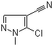 结构式 CAS# 111493-52-8, 5-氯-1-甲基-1H-吡唑-4-甲腈