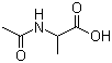 结构式 CAS# 1115-69-1, N-乙酰-DL-丙氨酸