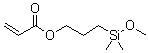 结构式 CAS# 111918-90-2, 3-(丙烯酰氧基)丙基二甲基甲氧基硅烷
