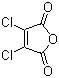 structure of CAS# 1122-17-4, Dichloromaleic anhydride;2,3-Dichloromaleic anhydride