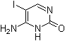 结构式 CAS# 1122-44-7, 5-碘胞嘧啶