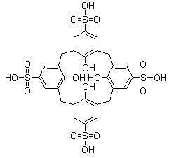 structure of CAS# 112269-92-8, p-Sulfonatocalix[4]arene