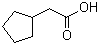 structure of CAS# 1123-00-8, Cyclopentaneacetic acid;2-Cyclopentaneacetic acid; 2-Cyclopentylacetic acid; Cyclopentylacetic acid