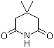 structure of CAS# 1123-40-6, 3,3-Dimethylglutarimide;4,4-Dimethyl-2,6-piperidinedione