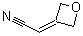 structure of CAS# 1123787-67-6, (Oxetan-3-ylidene)acetonitrile;1-(Oxetan-3-ylidene)acetonitrile; 2-(Oxetan-3-ylidene)acetonitrile