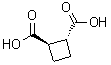 structure of CAS# 1124-13-6, trans-1,2-Cyclobutanedicarboxylic acid;NSC 527264