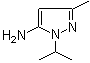 structure of CAS# 1124-16-9, 1-Isopropyl-3-methyl-5-aminopyrazole;1-Isopropyl-3-methyl-5-pyrazolamine; 5-Amino-1-isopropyl-3-methylpyrazole