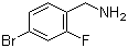 structure of CAS# 112734-22-2, 4-Bromo-2-fluorobenzylamine