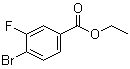 结构式 CAS# 1130165-74-0, 4-溴-3-氟苯甲酸乙酯
