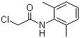 结构式 CAS# 1131-01-7, 2,6-二甲基氯代乙酰苯胺; 2-氯-N-(2,6-二甲苯基)乙酰胺