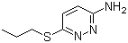 3-Amino-6-(propylthio)pyridazine molecular structure (CAS 113121-36-1)