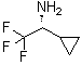 结构式 CAS# 1131737-04-6, (alphaR)-alpha-(三氟甲基)环丙烷甲胺
