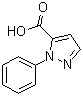 structure of CAS# 1133-77-3, 2-Phenyl-2H-pyrazole-3-carboxylic acid;NSC 40268