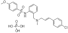 结构式 CAS# 1135280-28-2, KN-92 磷酸盐