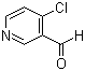 结构式 CAS# 114077-82-6, 4-氯吡啶-3-甲醛; 4-氯-3-甲酰吡啶