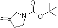 结构式 CAS# 114214-71-0, 3-亚甲基吡咯烷-1-羧酸叔丁酯