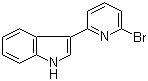 结构式 CAS# 1146080-40-1, 3-(6-溴-2-吡啶基)-1H-吲哚