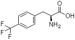 structure of CAS# 114926-38-4, 4-(Trifluoromethyl)-L-phenylalanine;(S)-2-Amino-3-[4-(trifluoromethyl)phenyl]propionic acid