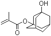 结构式 CAS# 115372-36-6, 3-羟基-1-金刚烷基甲基丙烯酸酯; 1,3-金刚烷二醇单甲基丙烯酸酯