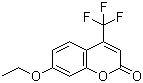 structure of CAS# 115453-82-2, 7-Ethoxy-4-(trifluoromethyl)coumarin;7-Ethoxy-4-(trifluoromethyl)-2H-chromen-2-one