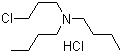 structure of CAS# 115555-77-6, N-Butyl-N-(3-chloropropyl)-1-butanamine hydrochloride