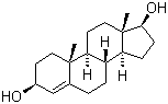 结构式 CAS# 1156-92-9, 4-雄烯二醇