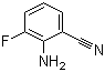 structure of CAS# 115661-37-5, 2-Amino-3-fluorobenzonitrile