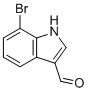 structure of CAS# 115666-21-2, 7-bromo-1H-indole-3-carbaldehyde