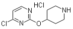 结构式 CAS# 1159823-41-2, 4-氯-2-(4-哌啶基氧基)嘧啶盐酸盐