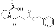 structure of CAS# 1160-54-9, Carbobenzoxyglycyl-L-proline;(Benzyloxycarbonyl)glycyl-L-proline; NSC 89634