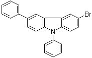 结构式 CAS# 1160294-85-8, 3-溴-6,9-二苯基-9H-咔唑