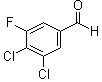 结构式 CAS# 1160574-74-2, 3,4-二氯-5-氟苯甲醛