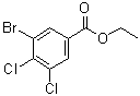 结构式 CAS# 1160574-85-5, 3-溴-4,5-二氯苯甲酸乙酯