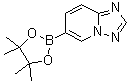 structure of CAS# 1160790-18-0, [1,2,4]Triazolo[1,5-a]pyridine-6-boronic acid pinacol ester;6-(4,4,5,5-Tetramethyl-1,3,2-dioxaborolan-2-yl)[1,2,4]triazolo[1,5-a]pyridine
