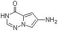 结构式 CAS# 1160995-01-6, 6-氨基吡咯并[2,1-f][1,2,4]三嗪-4(1H)-酮