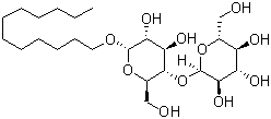 structure of CAS# 116183-64-3, n-Dodecyl-alpha-D-maltoside;Lauryl alpha-D-maltopyranoside