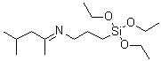 结构式 CAS# 116229-43-7, N-(1,3-二甲基亚丁基)-3-(三乙氧基硅烷基)-1-丙胺